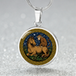 Monkey and Horse Necklace - Couples Chinese Zodiac Animal Pendant Jewelry
