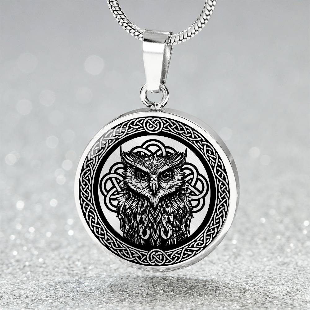 Celtic Owl Necklace