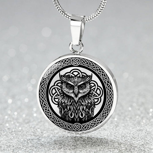 Celtic Owl Necklace