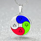 4 Elements Necklace pendant close up