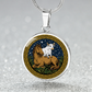 Ox and Horse Necklace - Couples Chinese Zodiac Animal Pendant Jewelry