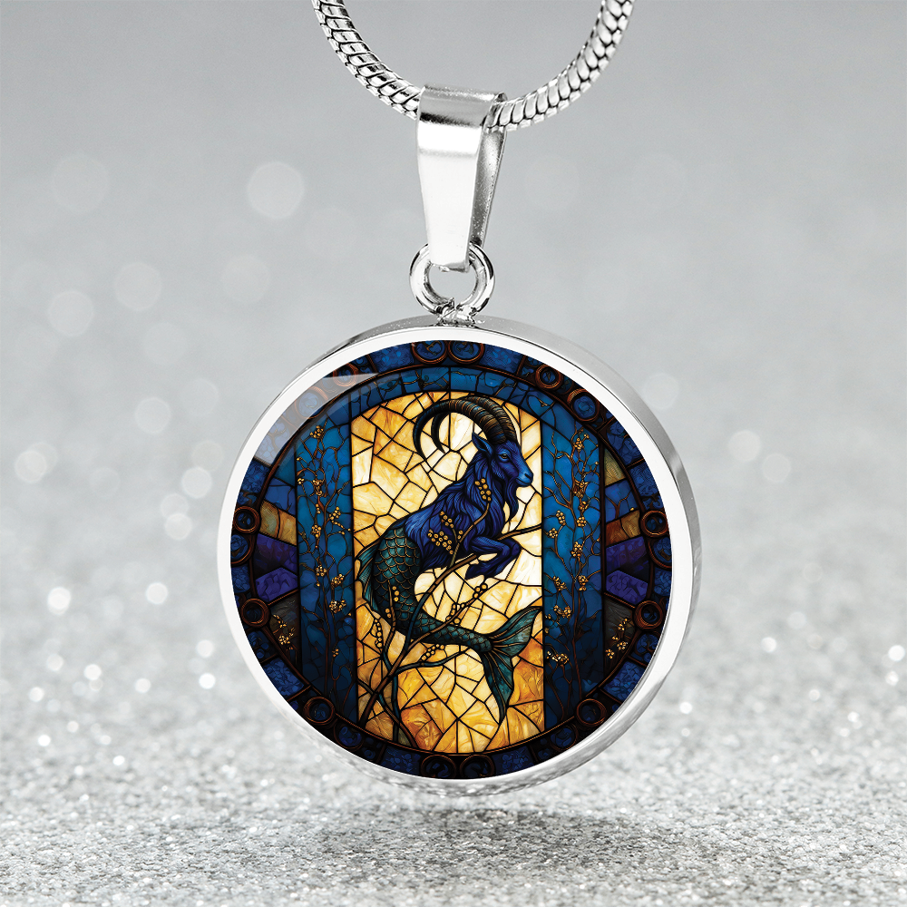 Capricorn Goat Necklace - Zodiac Pendant Jewelry