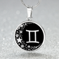 Gemini Zodiac Pendant Necklace