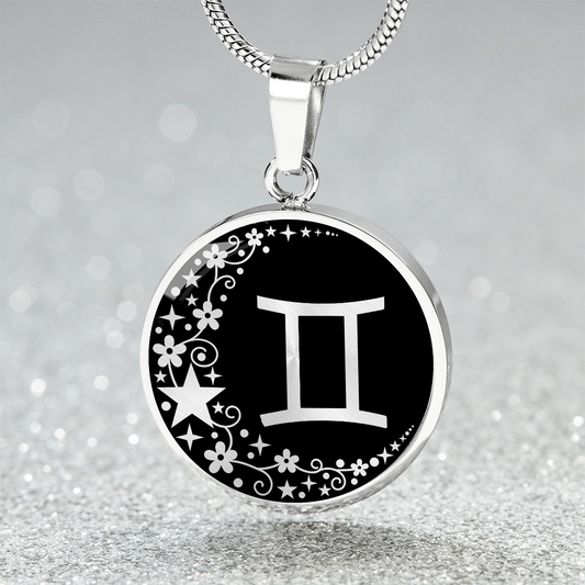 Gemini Zodiac Pendant Necklace