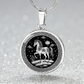 Horse Necklace Chinese Zodiac Pendant Jewelry