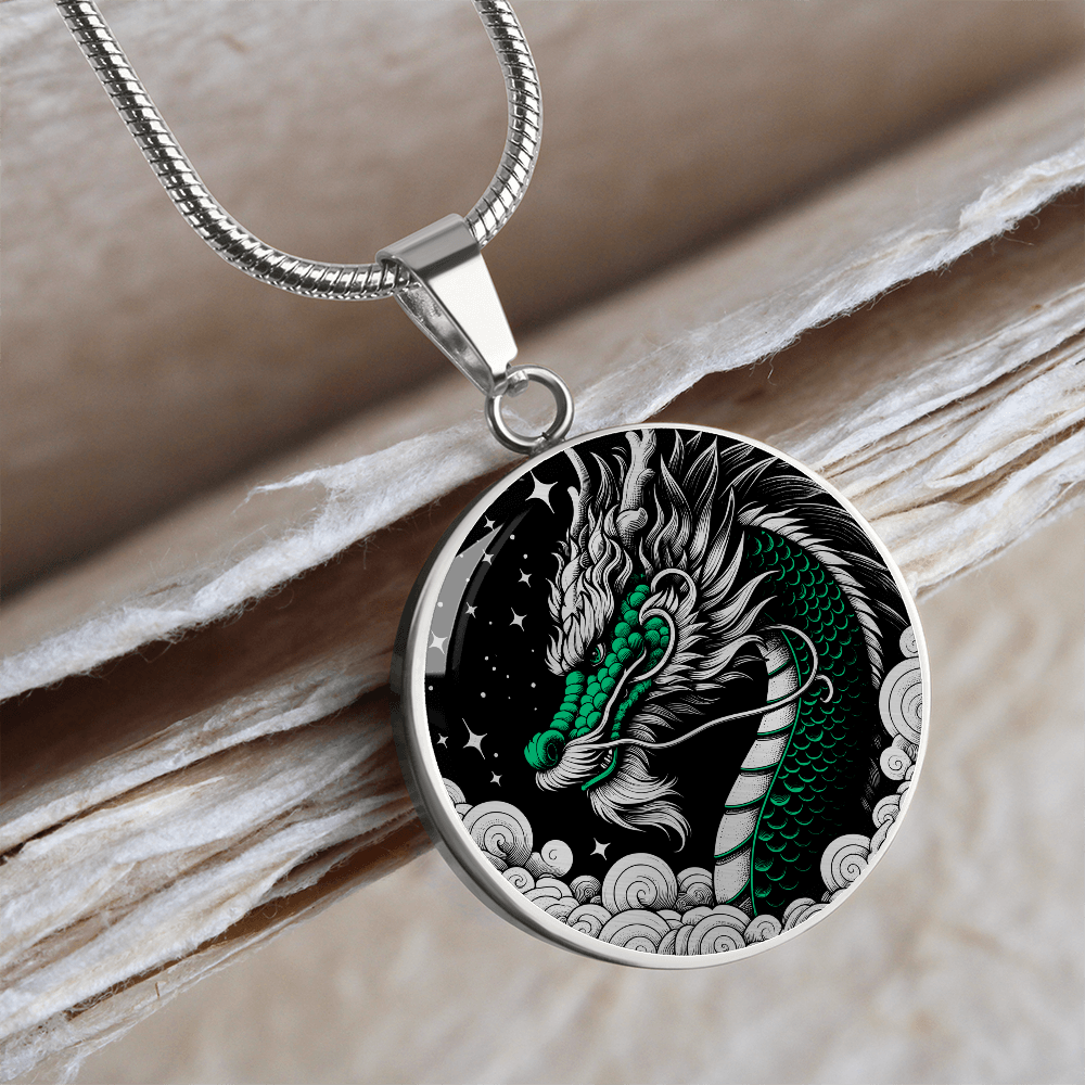 Jade Dragon Necklace