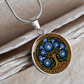 Celtic Tree of Life Pendant Necklace - Morning Glory September Birth Flower Jewelry