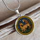 Monkey and Horse Necklace - Couples Chinese Zodiac Animal Pendant Jewelry