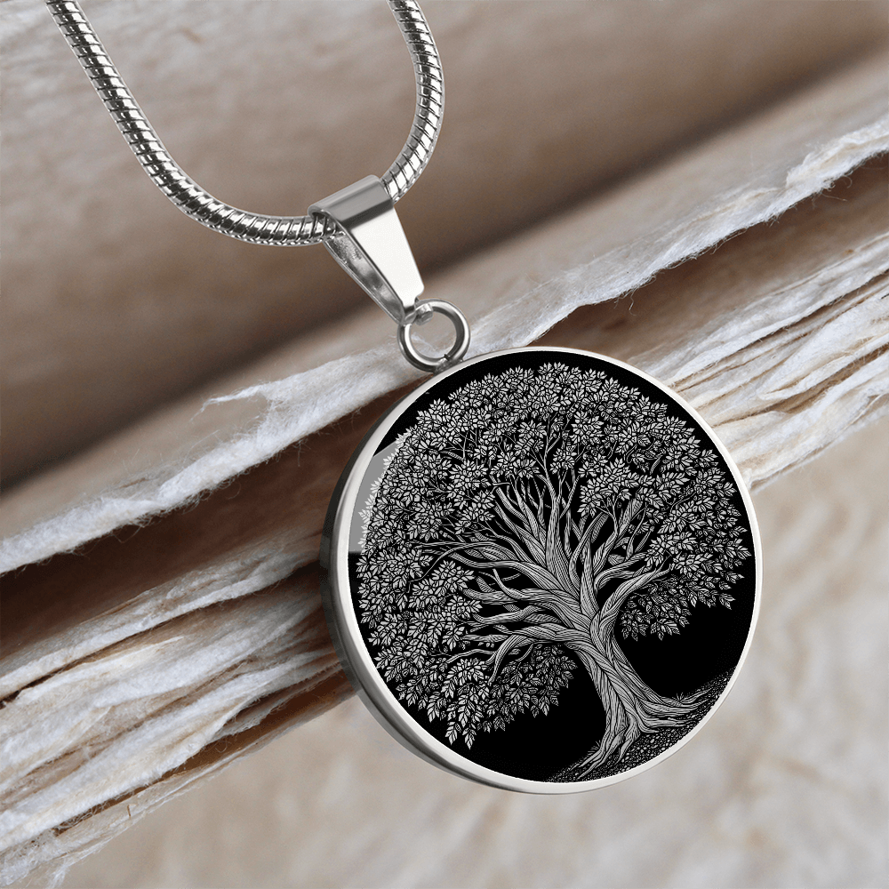 Oak Tree Necklace