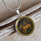 Dragon & Goat Necklace - Couples Chinese Zodiac Animal Pendant Jewelry