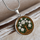 Celtic Tree of Life Pendant Necklace - Narcissus December Birth Flower Jewelry
