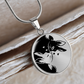 Yin Yang Rabbit Necklace