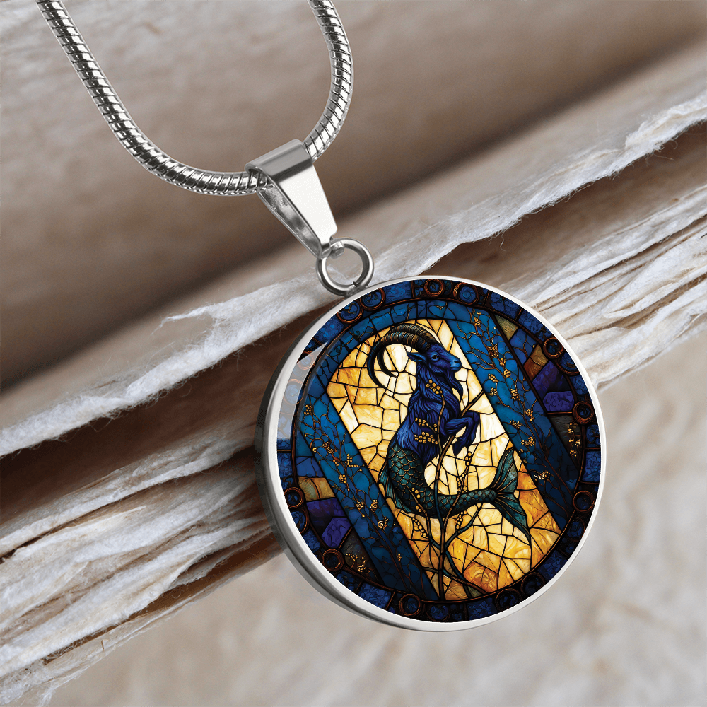 Capricorn Goat Necklace - Zodiac Pendant Jewelry