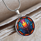 Advent Candle Necklace - Christian Pendant Jewelry