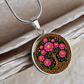 Celtic Tree of Life Pendant Necklace - Peony November Birth Flower Jewelry