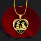 Rat & Ox Family Pendant Necklace