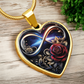 Infinity Rose Necklace