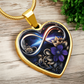 Infinity African Violet Necklaces