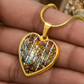 Engraved Heart Birch Tree Necklace