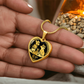 Rat & Ox Family Pendant Necklace