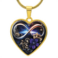 Infinity African Violet Necklaces
