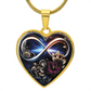 Infinity Gladiolus Necklace