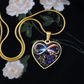 Infinity African Violet Necklaces