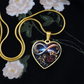 Infinity Gladiolus Necklace
