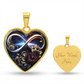 Infinity Gladiolus Necklace