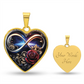 Infinity Rose Necklace