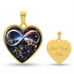 Infinity Larkspur Necklace
