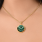 Emerald Dove Necklace