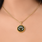 Celtic Tree of Life Pendant Necklace - Narcissus December Birth Flower Jewelry