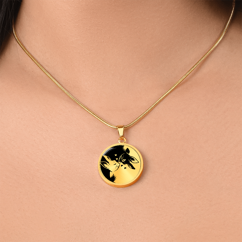 Yin Yang Rabbit Necklace