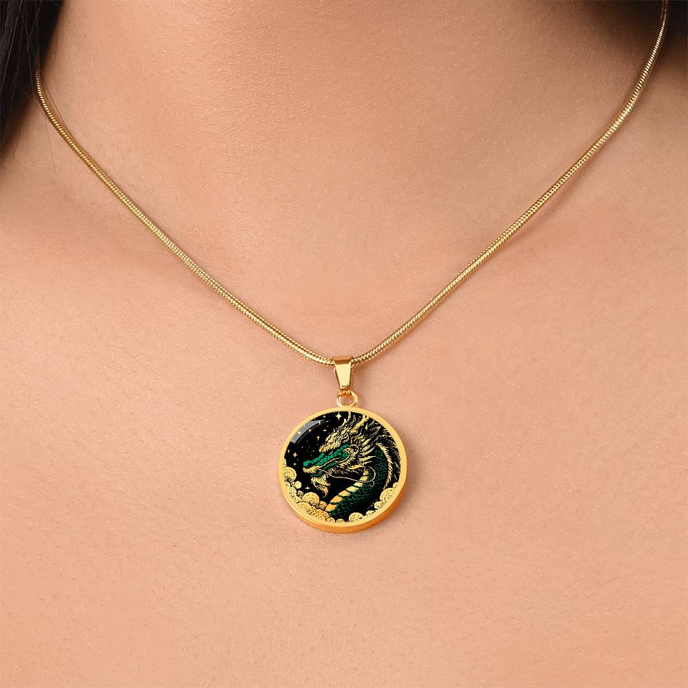 Jade Dragon Necklace