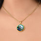 Blue Morning Glory Necklace