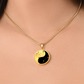 Gemini Yin Yang Pendant Necklace - Zodiac Constellation Jewelry