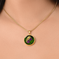 Easter Egg Necklace Purple