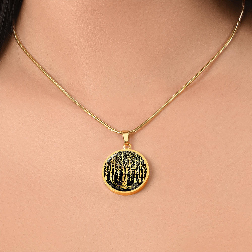 Birch Tree Necklace