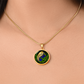 Easter Egg Necklace Blue