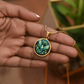 Emerald Dove Necklace