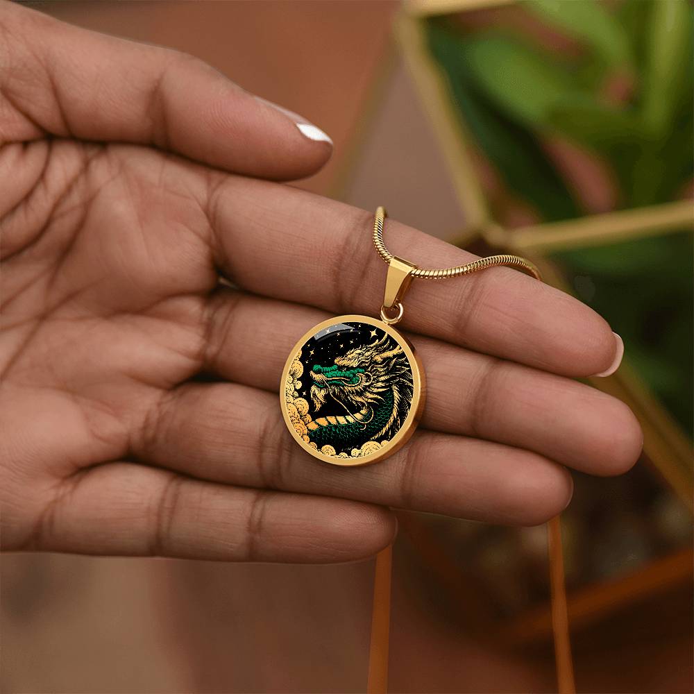 Jade Dragon Necklace