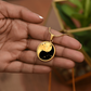 Gemini Yin Yang Pendant Necklace - Zodiac Constellation Jewelry
