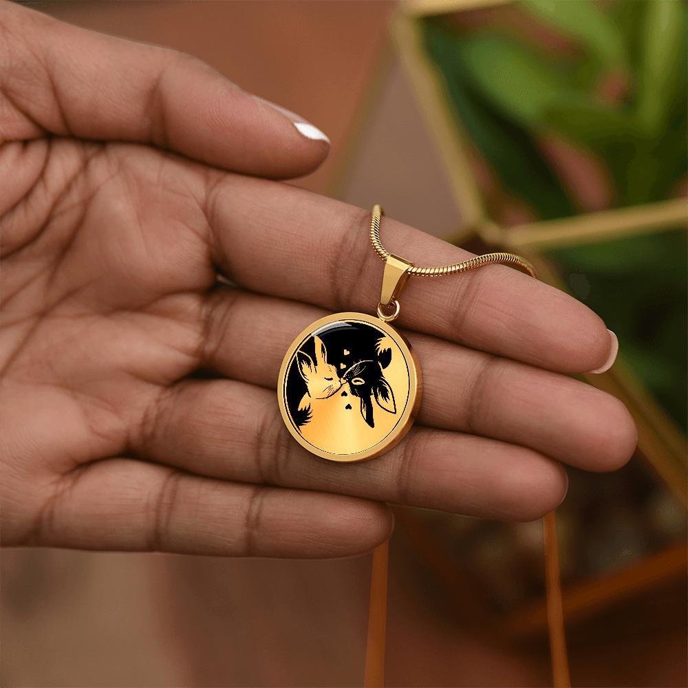 Yin Yang Rabbit Necklace