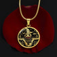 Scarecrow Necklace For Women & Men - Personalized Spooky Halloween Jewelry Gift For Her or Him - Gold and Silver Scarecrow Pendant Necklace