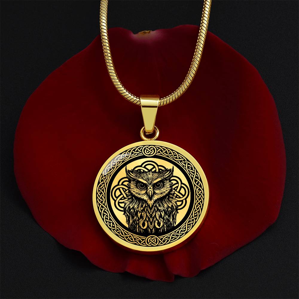 Celtic Owl Necklace