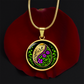 Easter Egg Necklace Purple