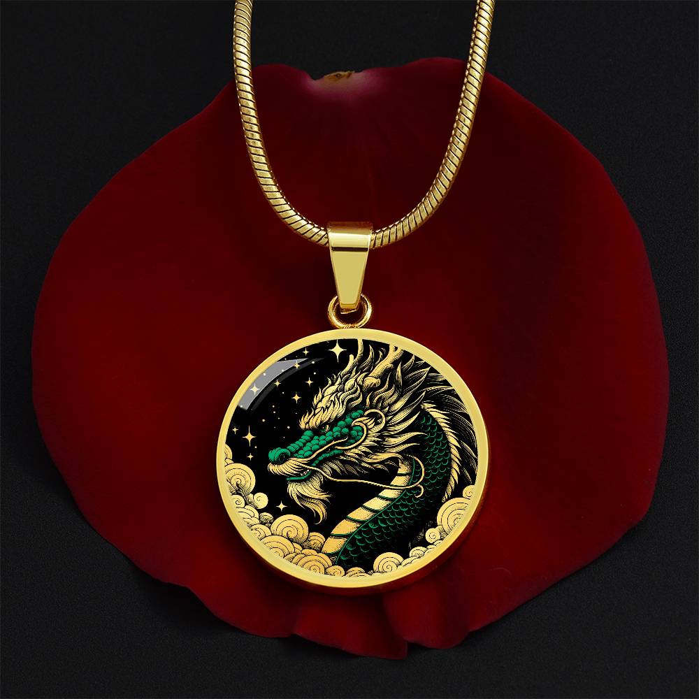Jade Dragon Necklace