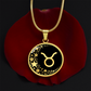 Taurus Zodiac Pendant Necklace