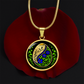 Easter Egg Necklace Blue